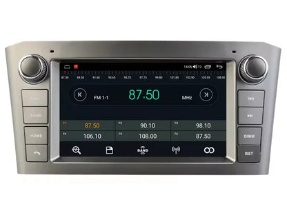 Carplay Android Auto OBD2 DSP GPS Reversing Aid RGB Amplifier Car Radio for Avensis 2009-2015 Car Head Unit Fast Shipping
