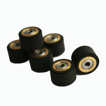 10pcs Pinch Roller Graphtec Skycut Printer Vinyl Cutter Cutting Plotter Roll 4x11x16mm Rubber Copper Core Press Paper Wheel