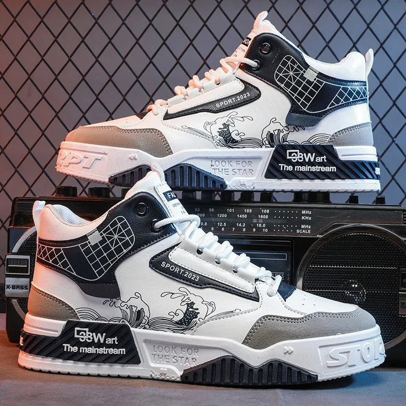 Low Price Breathable New Mesh Casual Sneakers Walking Style Men's Thick Soled Sports Nem's Casual Shoes
