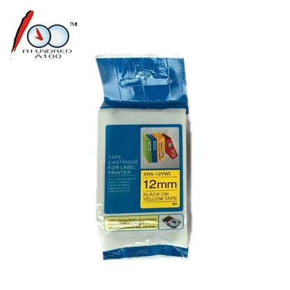 Compatible XR12YW XR12GN XR12GD XR12SR 12mm Label Tape Cartridge for Casio Printer