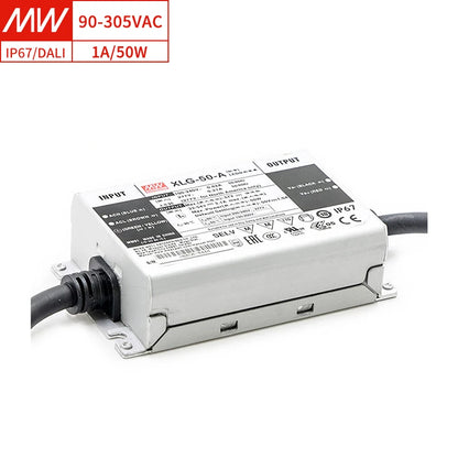 Mean Well XLG-50-A 50W IP67 Waterproof Power Supply Constant Power LED Driver for Outdoor Lighting and Signage