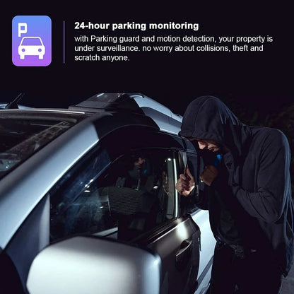 10 Inch 4K+1080P Drive Recorder Car Rearview Mirror Dash Cam Front and Rear with Dual Lens Wifi GPS Parking Monitor Night Vision