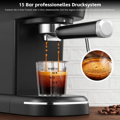 Cappuccino Maker Automatic Espresso Machine with Milk Steamer