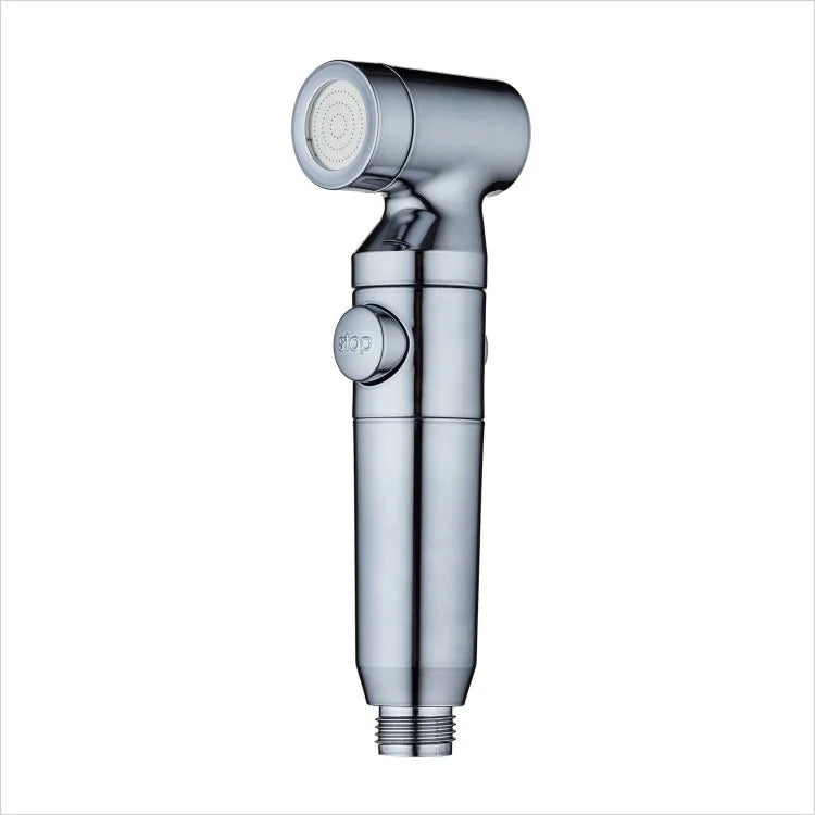 Baby Cloth Diaper Sprayer Wall-Mounted Stainless Steel Contemporary Design Easy Installation Horizontal Spray Toilet Attachment