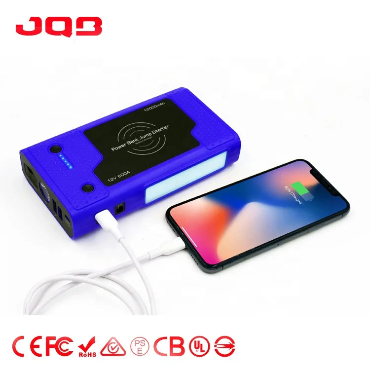 Car Jump Starter Power Bank 12V Portable Car Battery Charger Jump Starter 600a Battery Booster Multi Function Car Jump Starter