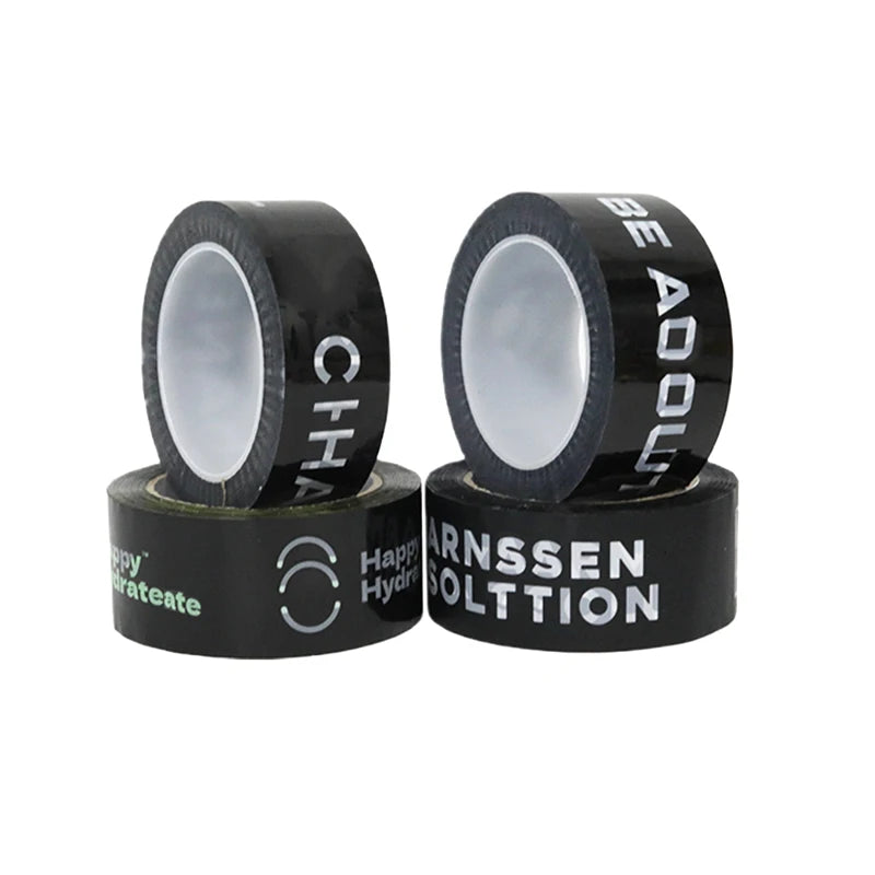 China Wholesale Printed Packing Tape Bopp Free Adhesive Custom Packing Tape With logo