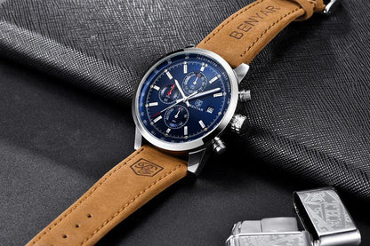 BENYAR Watches Men Luxury Brand Quartz Watch Fashion Chronograph Watch Reloj Hombre Sport Clock Male Hour Relogio Masculino 2023
