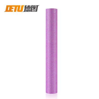Vinyle Pu Thermocollant Textile Glitterflex ultra Vinyl Roll for Printing Washable 24 in Htv Glitter Heat Transfer Vinyl