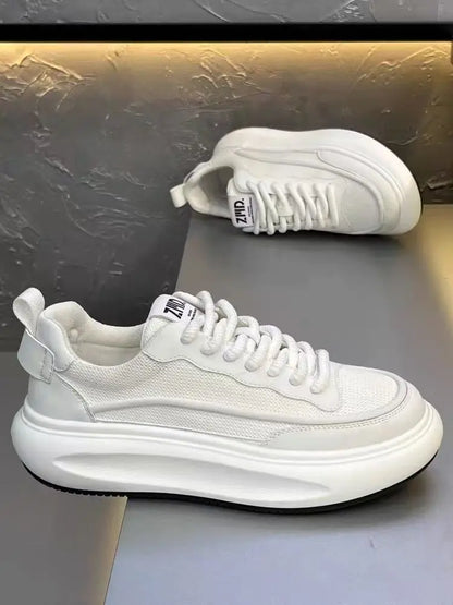 Rubber Out-sole Anti slip Lace up Mens Pu Upper Walking Style Shoes Skateboarding Shoes for Men