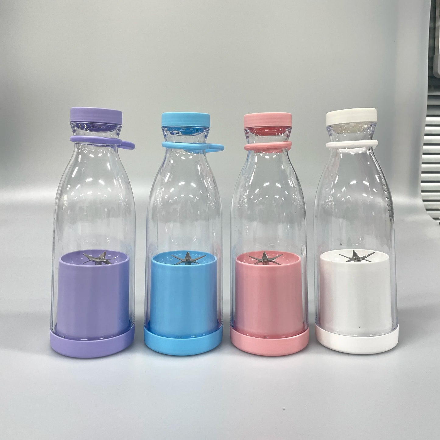 Tiktok Hot Selling Portable 420ml Fruit Ice Mixer Cup Blender USB Charge Juicers Fresh Juice Portable Personal Blender