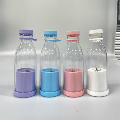 Tiktok Hot Selling Portable 420ml Fruit Ice Mixer Cup Blender USB Charge Juicers Fresh Juice Portable Personal Blender