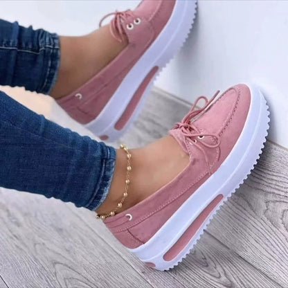Big Size Autumn and Winter Cotton Shoes for Women, Winter Soft Soled Warm Flat Bottomed Bean Shoes Versatile Women's Shoes