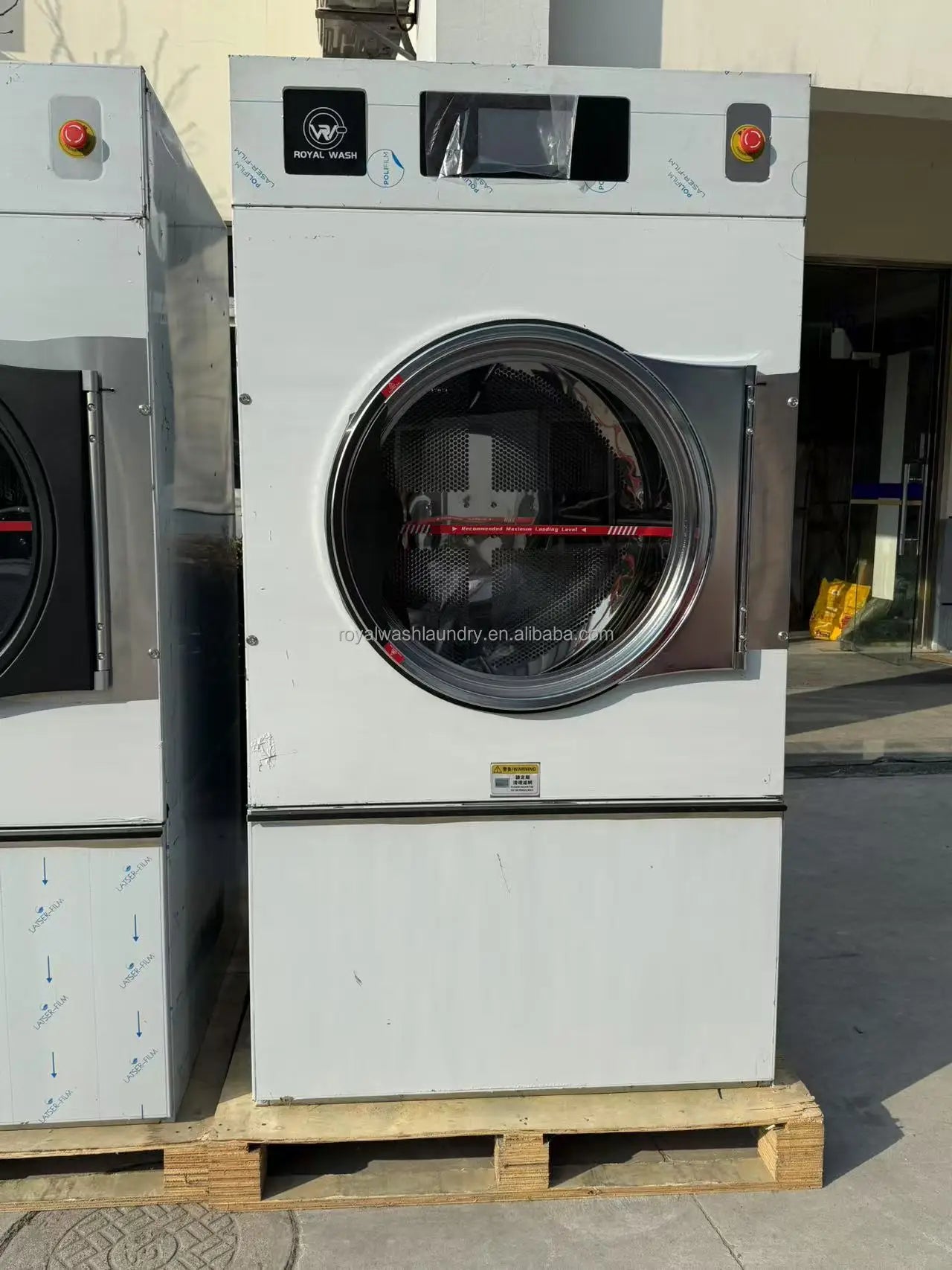 Commercial Electric Dryer Machine Fully Automatic Single Tumble Dryer Stainless Steel Condition New for Clothes Drying