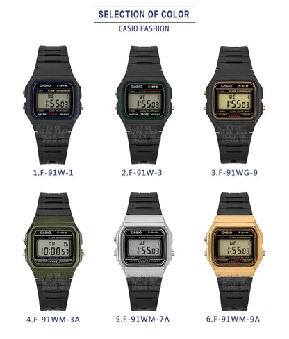 Casio watch  men top luxur set military LED relogio digital watch sport Waterproof quartz men watch Neutral watchs F91W series