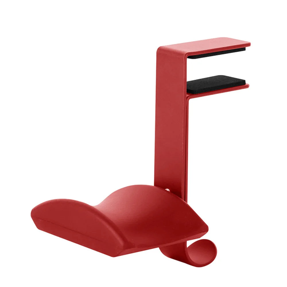 POYATU Desk Mount Universal Office Hanger Gaming Headphone Stand Bracket Display Rack Headset Holder Space Saving Table Clamp