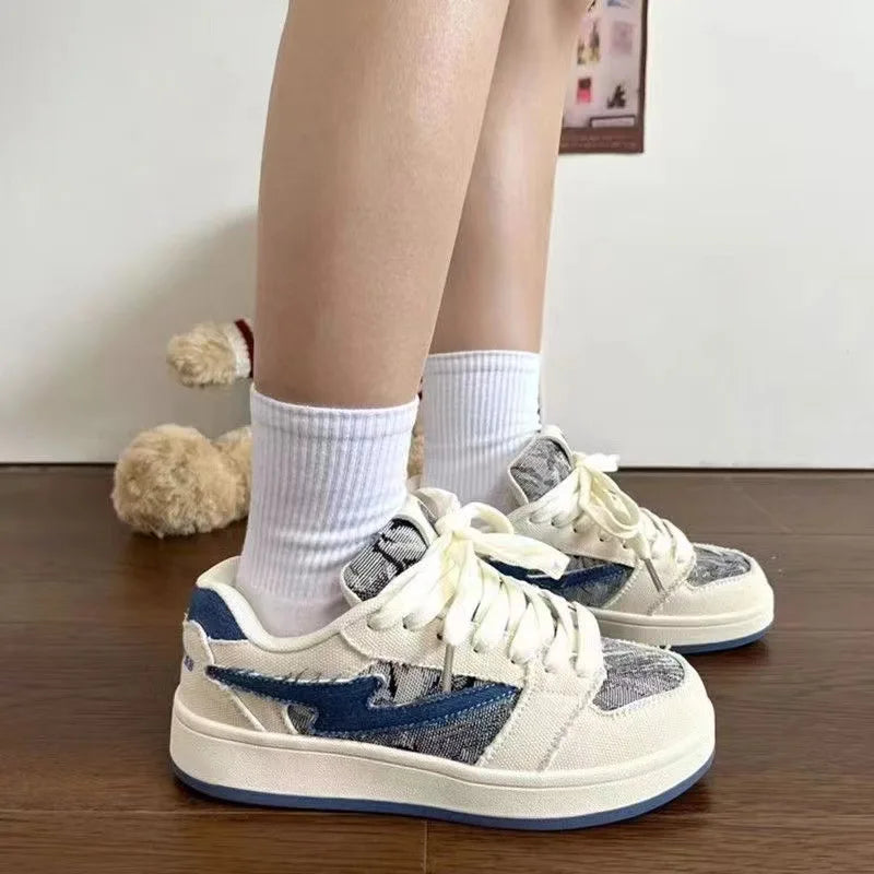 National Trend Niche Board Shoes Women Ins Trendy 2026 Spring Summer New Student Versatile Sports Casual Bread Shoes