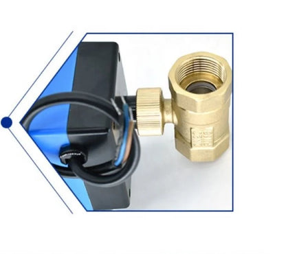 Motorized Ball Valve 220V 3 Wire 2 Point Control Brass Electric Ball Valve
