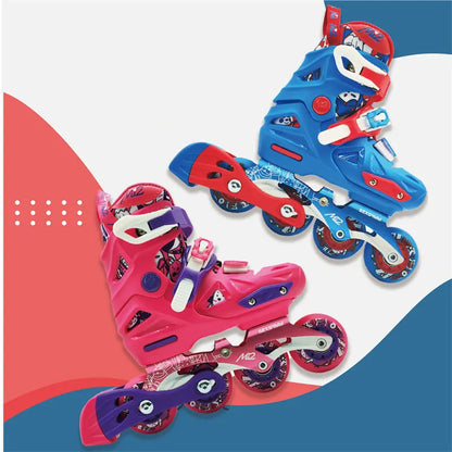 Factory Hot Sale Children's Freestyle Inline Skates 4 Wheels Adjustable Outdoor Electric Roller Skates ABEC-9 Bearings PP Shell