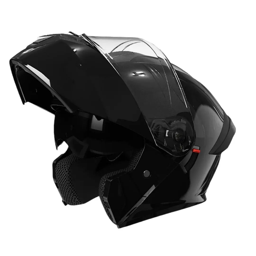 New ABS Modular Full Face Dual Visor Moto Helmet LED Tail Lights Dirt Bike Racing Casco for Men Women Motorcycles Helmets