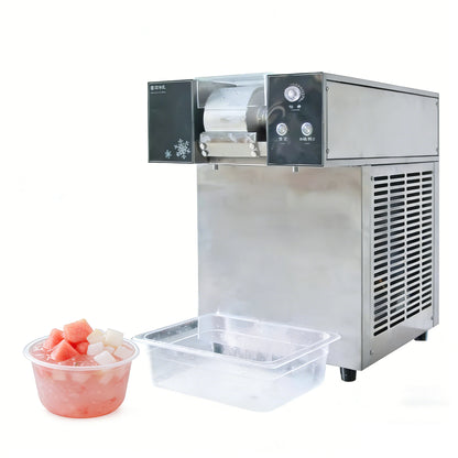 Portable Electric Snow Ice Shaver Machine Stainless Steel Eco-Friendly Commercial Hotel Household Outdoor Festival Fair Night