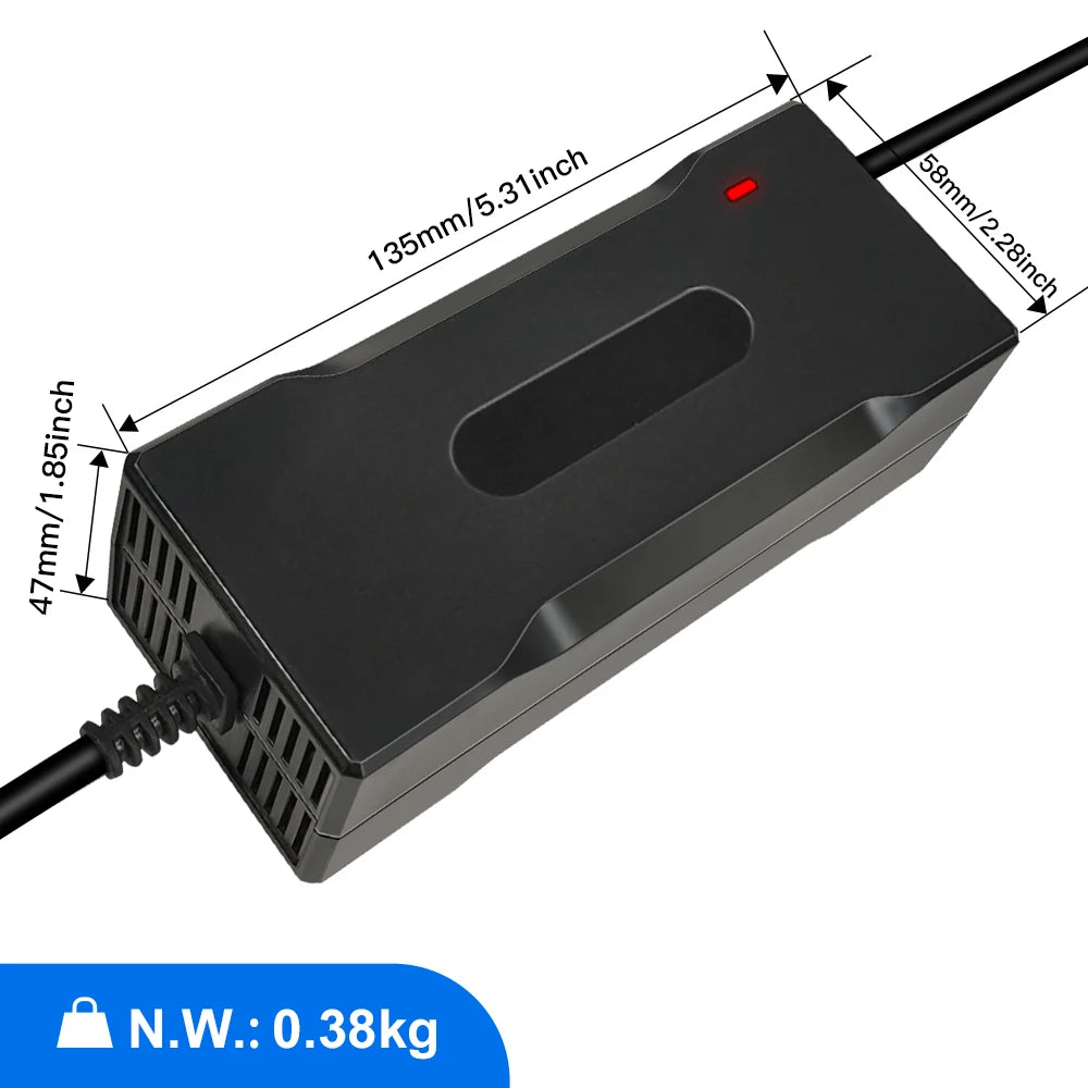 High Quality Aluminum Foldable 130W DC Port OTP Laptop Charger Adapter for Ebike Scooter with 36-Month Warranty