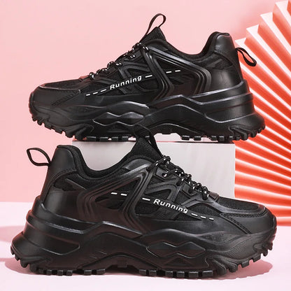 Women's & Men's 2026 Lighted Summer Platform Flat White Pink Casual Trainers Chunky Sport Sneakers Running Walking Shoes