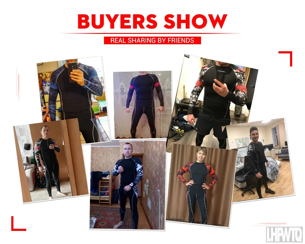 Men's Thermal Underwear Set MMA Tactics Leggings Solid Color Costume Compress Fitness Long Johns Men Winter Brands  Men