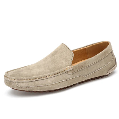 Suede Leather Man Loafers Luxury 2021 Casual Shoes For Men Boat Shoes Handmade Men Slipon Driving Shoes Male Moccasins Zapatos99