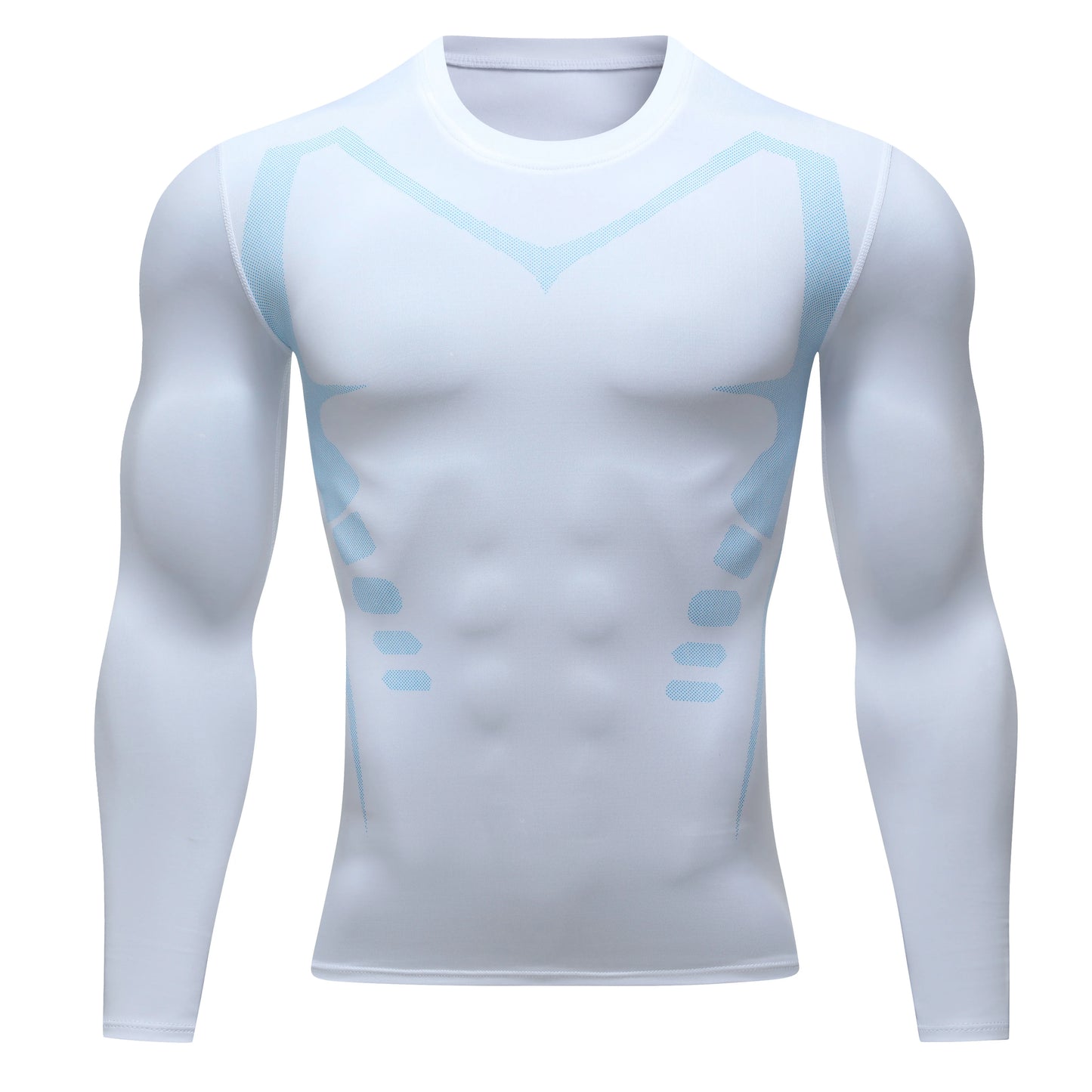 USA Warehouse 3 Pack Compression Shirts for Men Long Sleeve Athletic Base Layer Undershirt Gear T Shirt for Workout