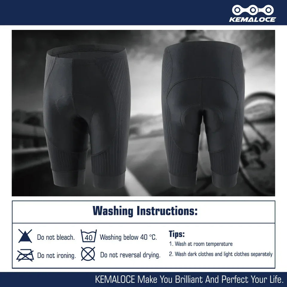 KEMALOCE Cycling Shorts MTB Men Shorts 2022 Summer Cycling Trousers Women Bicycle Short Tights Pro Bike Bicycle Team