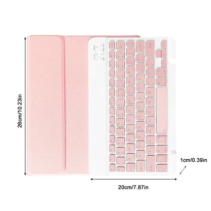 Spanish Keyboard Case For iPad Air Pro 11 13 2024,iPad 10.2 7/8/9th 10th 2022 Gen Air 3 4 5 10.9 Pro 12.9 Funda Cover For iPad