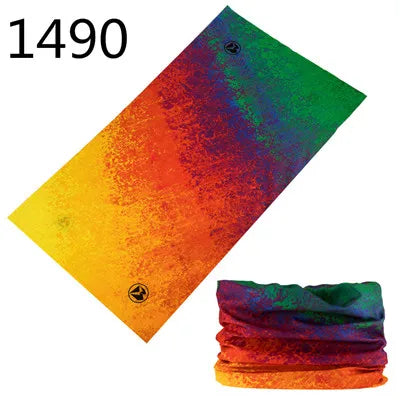 100% Polyester Solid color Microfiber Tubular Multifunction Motorcycle Scarf sports Headband Seamless Tube Bandanas Face Mask