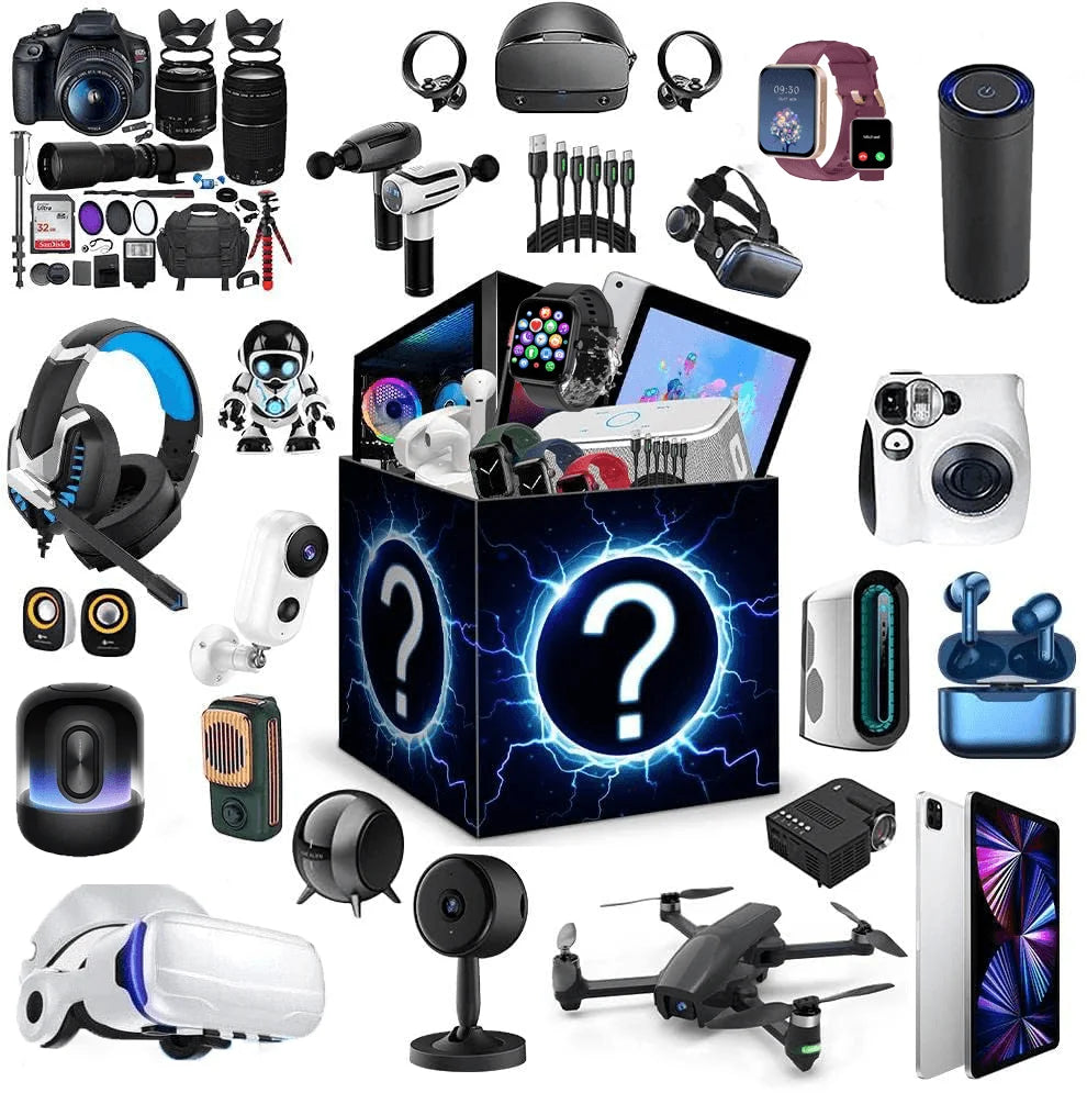 Lucky Electronics Vintage 3C Digital Electronic Lucky Box for Present Sweet Surprise Lucky Mysterious Mystery Box
