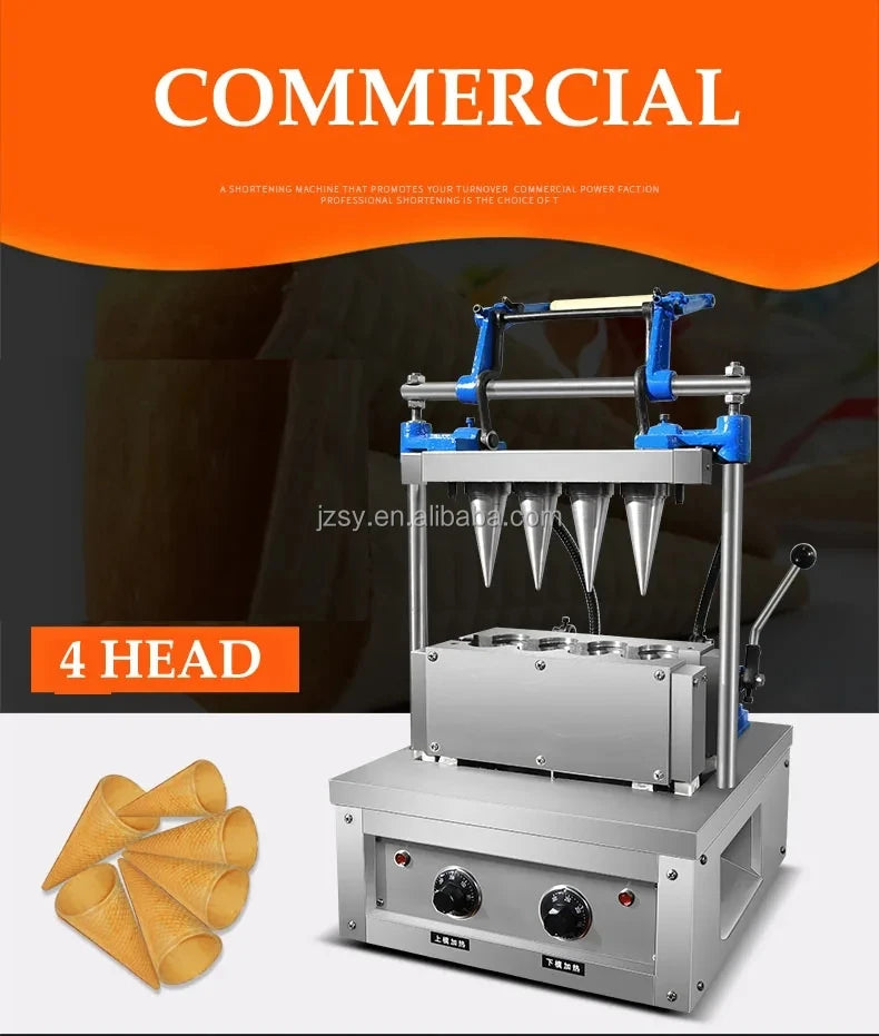 High Quality Wafers Biscuit Icecream Cone Maker Baking Line Machine Ice Cream Cone Making Machine Price