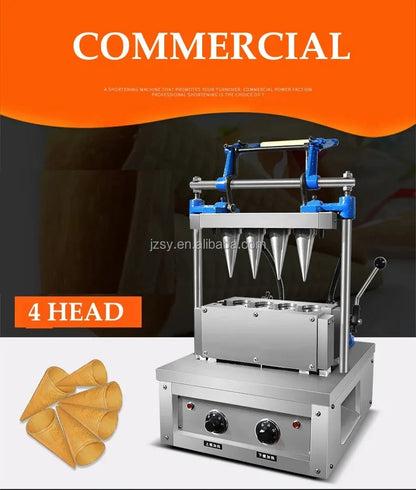 High Quality Wafers Biscuit Icecream Cone Maker Baking Line Machine Ice Cream Cone Making Machine Price