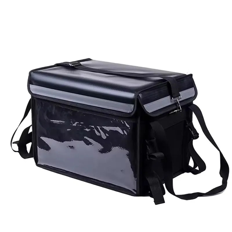 Wholesale Large Capacity Thermal Fast Food Insulated Backpack Hot Pizza Lunch Takeaway Cooler Food Delivery Bag for Bike