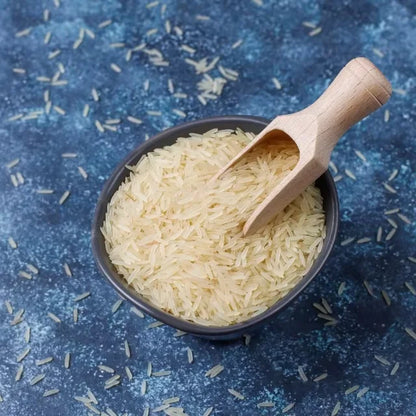 1121 White Sella Basmati Rice Premium Fresh Aromatic Aged Long Grain Soft Texture Non-Sticky Parboiled Export Quality Saanvisha