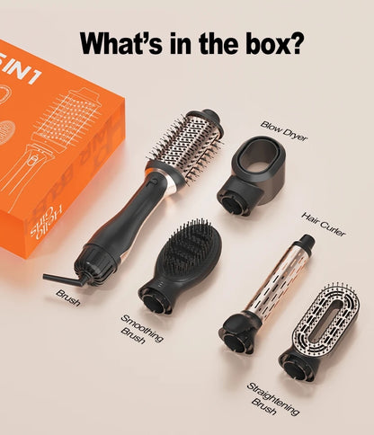 New Design Hot Air Brush 1200W 5 in 1 One Step Blow Dryer Comb Styler Electric Hair Dryer Volumizer Household & Hotel Use