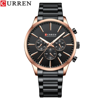 CURREN 8435 Classic Hot Sell Chronograph Quartz Watch Men Reloj Fashion Casual Business Sports Watches Male Wrist Watch for Mens