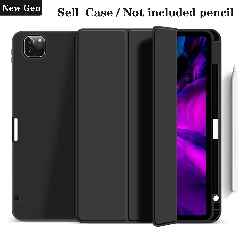 For iPad Air 4 Case Air 5 iPad Pro 11 Case 2020 2022 iPad Pro 12.9 Case 2021 5th Generation Funda Wireless Charge Pencil Holder