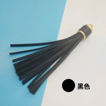 Length 10 cm Leather Tassel Artificial Leather Fringe for Festival Hangings Lantern Bag Bracelet Accessaries