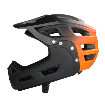New Design Adult Bike Helmet CE Certified Downhill Helmet Full Face With Chin Protection MTB Helmet