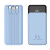 Custom LOGO PD22.5W Portable Ultrathin Charger Built-in Cable Mobile Power 10000mah Fast Charging 20W PowerBank 10000mah
