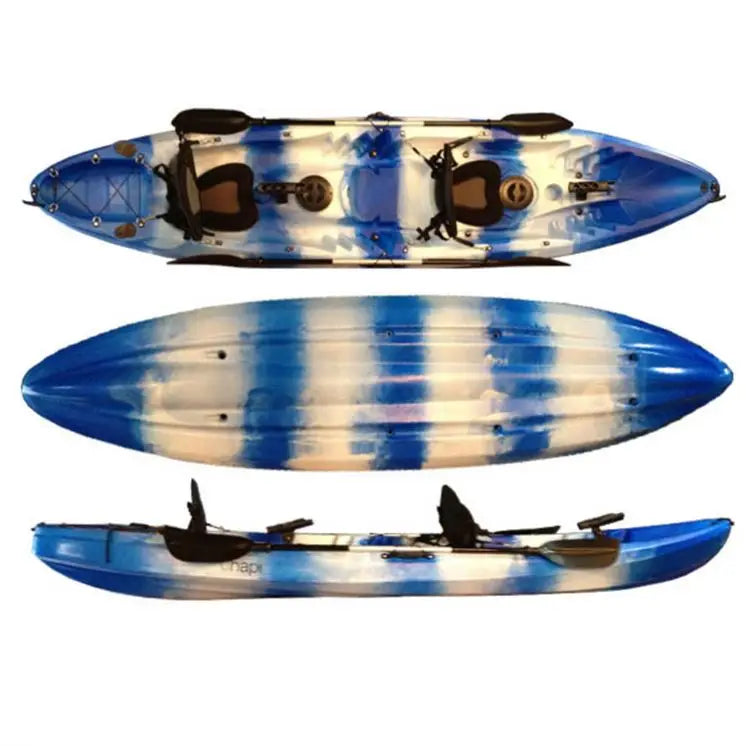 2026 Wholesale Cheap Price 2-3 Person Kayak Two Seat Paddle Kayak Sit on Top Kayaks for Sell