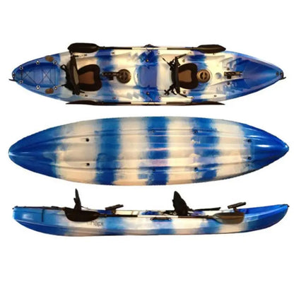2026 Wholesale Cheap Price 2-3 Person Kayak Two Seat Paddle Kayak Sit on Top Kayaks for Sell