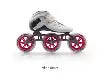 Professional Level Carbon Fiber Inline Speed Skates 5 Colors 110mm*3 PU Alloy Wheel Material Outdoor Speed Roller Shoes Skates