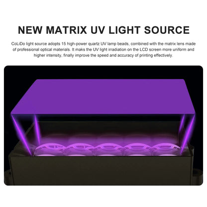Professional High-Precision Large Volume 3D Printer UV-Blocking Cover LCD Display Fast Printing Speed Supports PLA Material New
