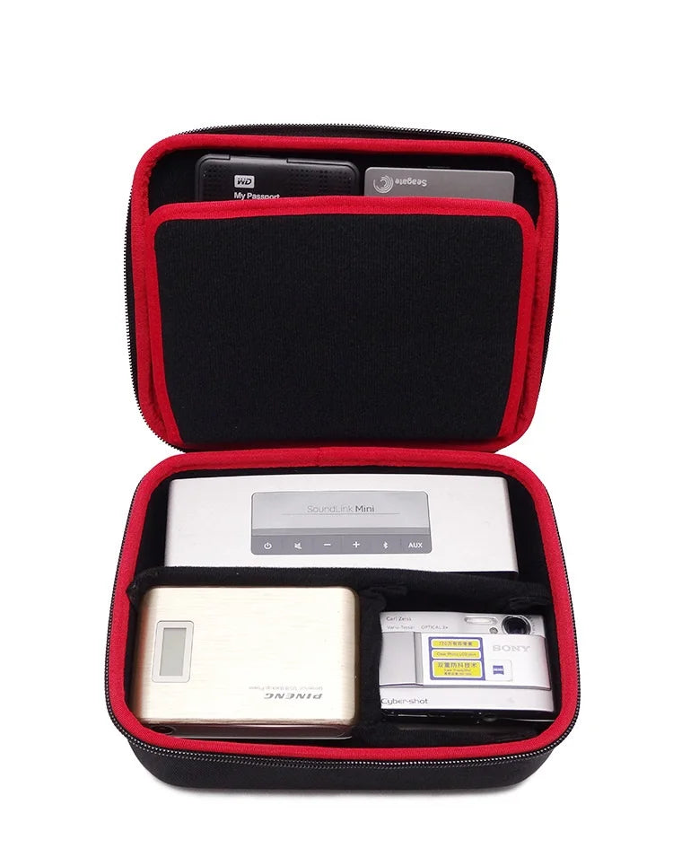 GHKJOK 3.5 inch Large HDD USB Flash Drive external hard disk case Cable Organizer Bag Carry Case usb flash disk GH1603