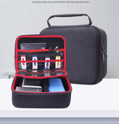 GHKJOK 3.5 inch Large HDD USB Flash Drive external hard disk case Cable Organizer Bag Carry Case usb flash disk GH1603