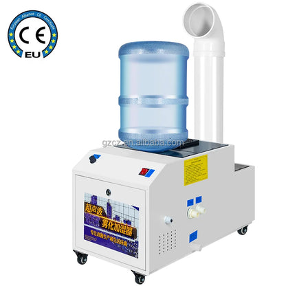 7KG/H Industrial Humidifier Ultrasonic Mist Maker Fogger Ultrasonic Fog Machine Mushroom Humidifier,Intelligent moisture control